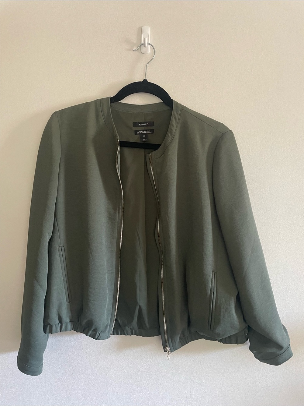 RW&CO. Olive Green Bomber Jacket